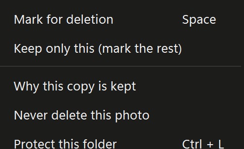 keep photomenu